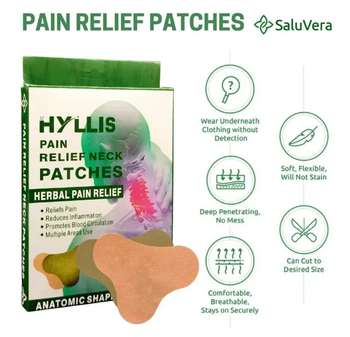 Parche herbal alivia dolor cuello 22B-53 - Imagen 3