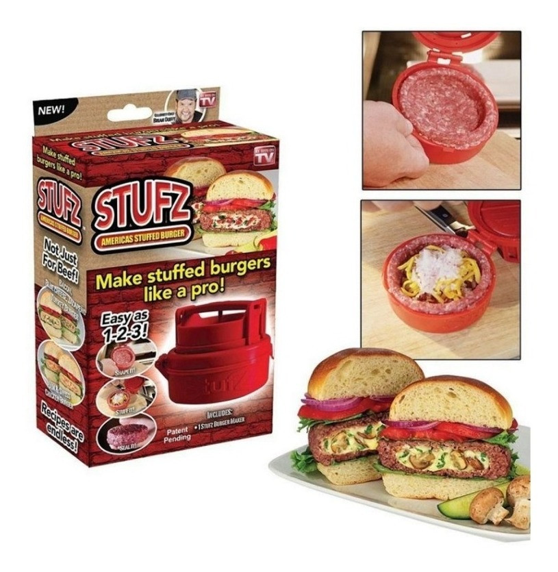 Molde Carne Hamburguesa Rellena Prensa