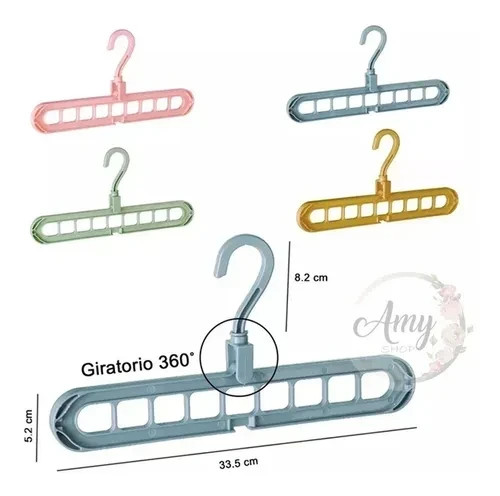 GANCHOS DE ROPA X 5 UNIDADES