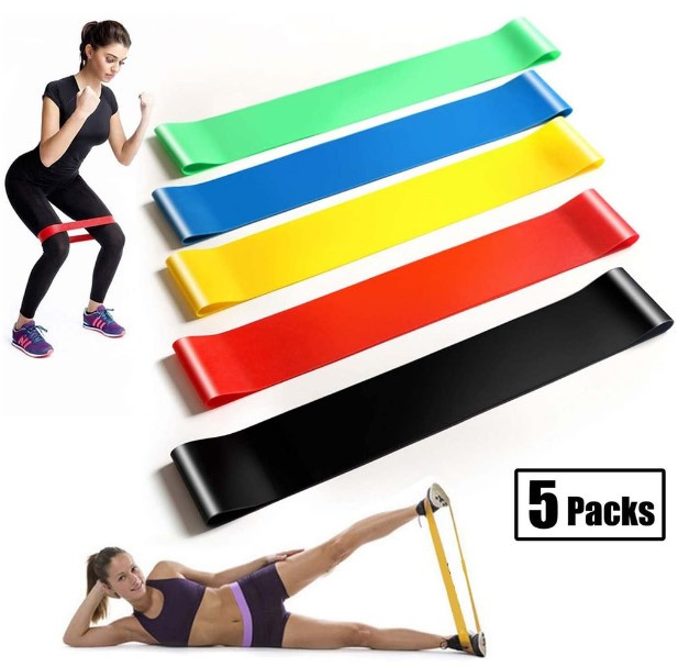 Kit 5 Bandas elásticas para ejercicios