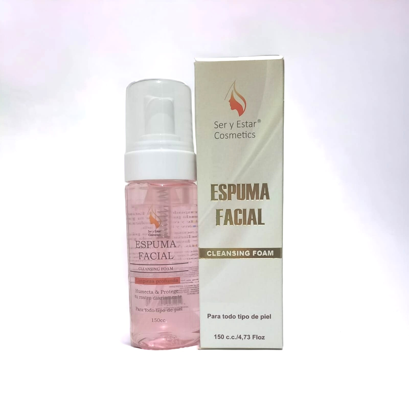 Espuma facial limpiadora y desmaquillant