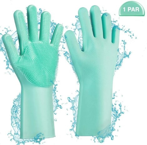 Guantes Reutilizables De Silicona Magica