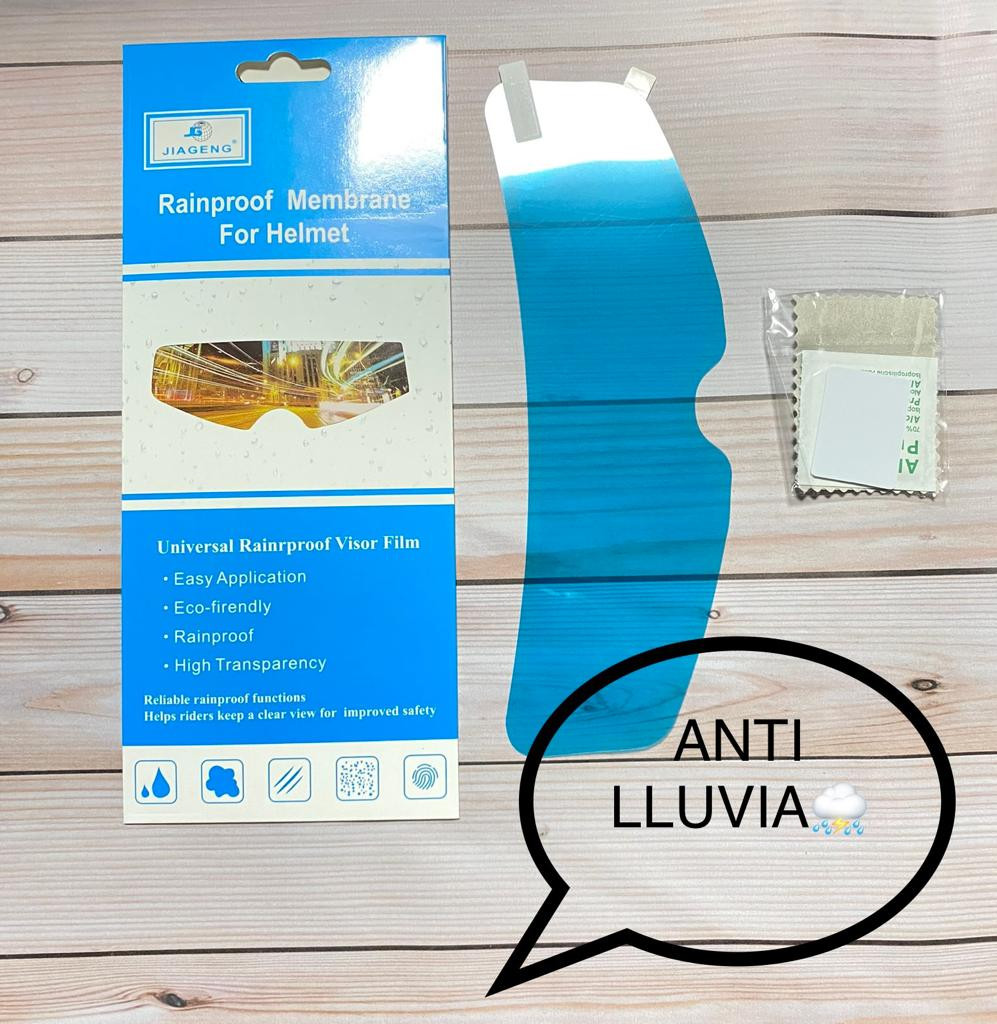Película Anti Lluvia para Cascos Moto