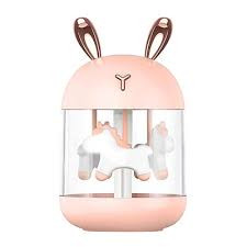 HUMIFICADOR CON LUCES CARRUSEL CONEJO