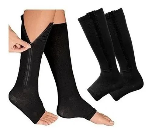 Medias Compresión Anti Vári S/M NEGRA