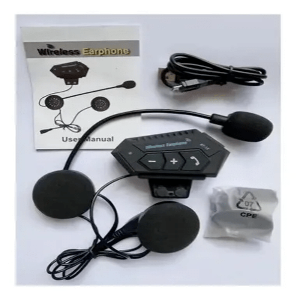 INTERCOMUNICADOR BT12 AURICULARES MOTO