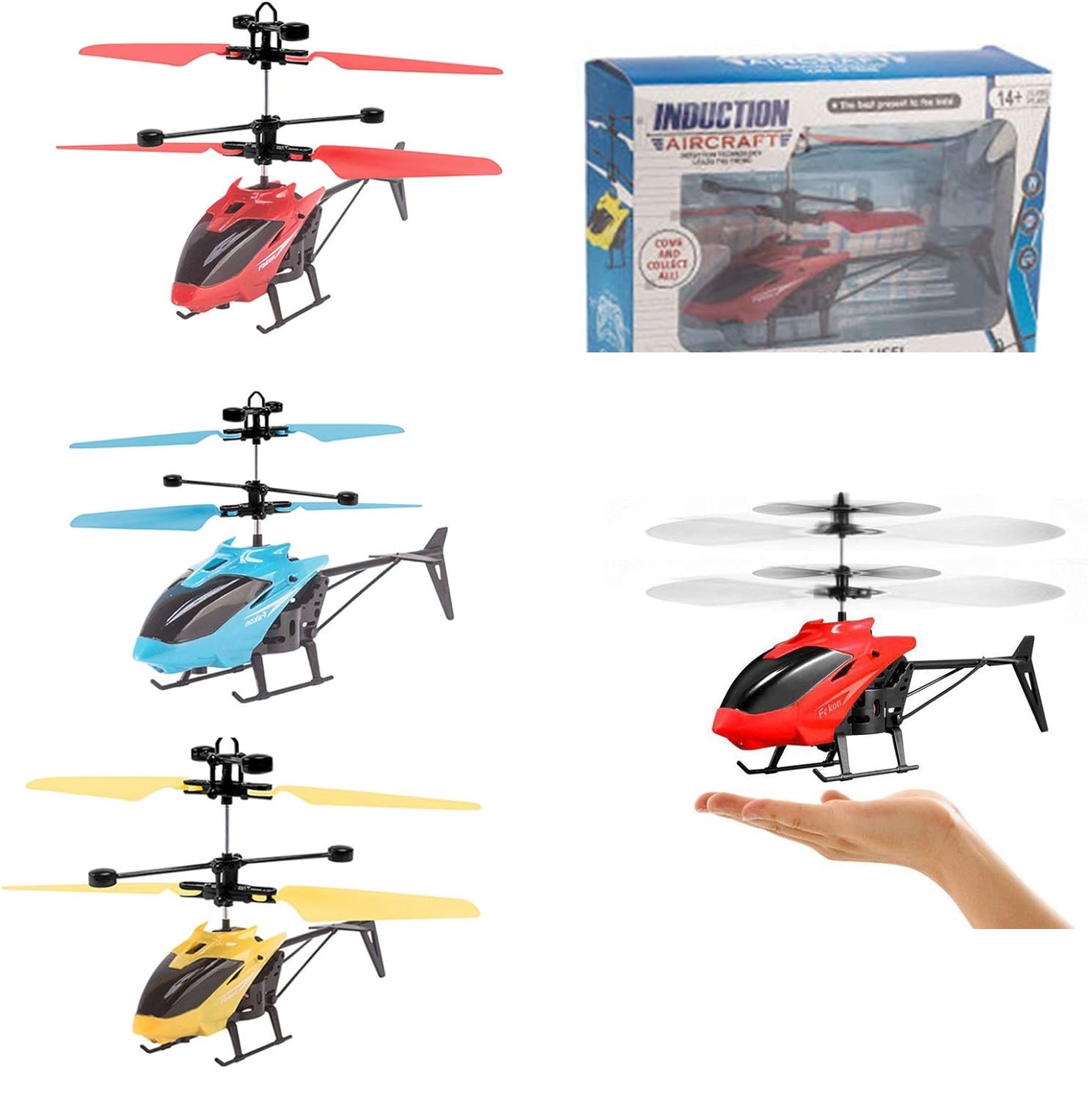 Helicóptero con sensor  juguete para niñ