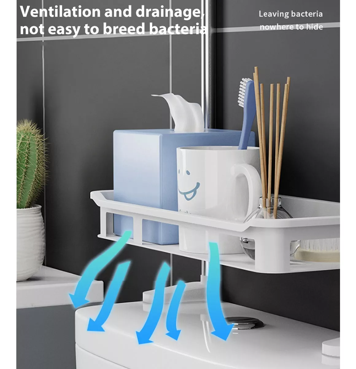 Repisa Organizador De Baño Multifuncion