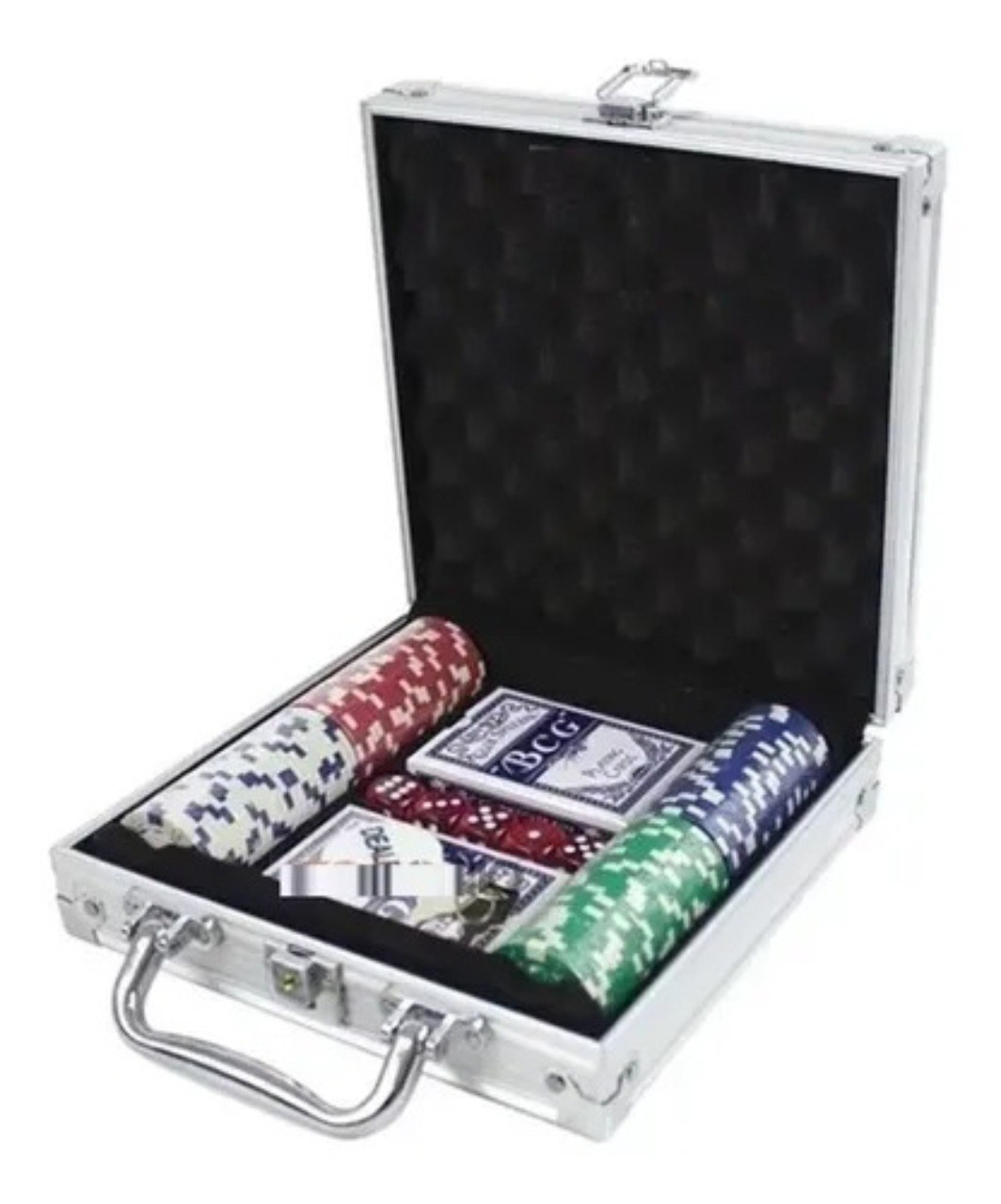Set Poker 100 Piezas Maleta Metálica
