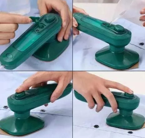 mini plancha viajera a vapor