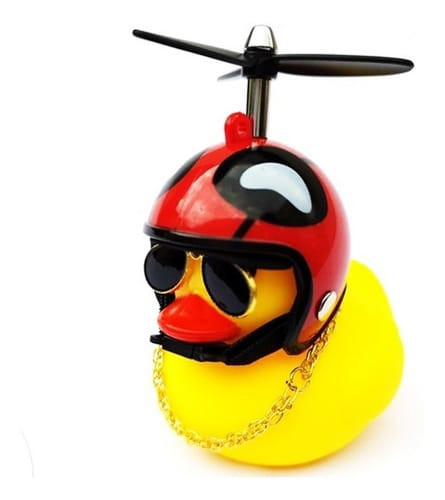 Pito Pato De Goma Para Moto, Carro, Bici