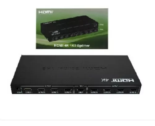 Splitter Hdmi 1x8 Salidas 1080p 2k4k Amp - Imagen 2
