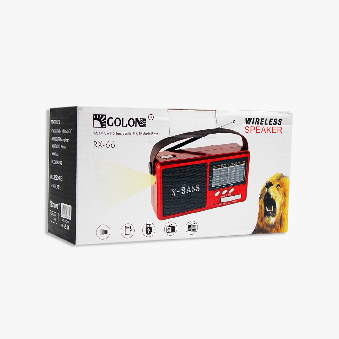 RADIO ALTAVOZ INALAMBRICO RX-66