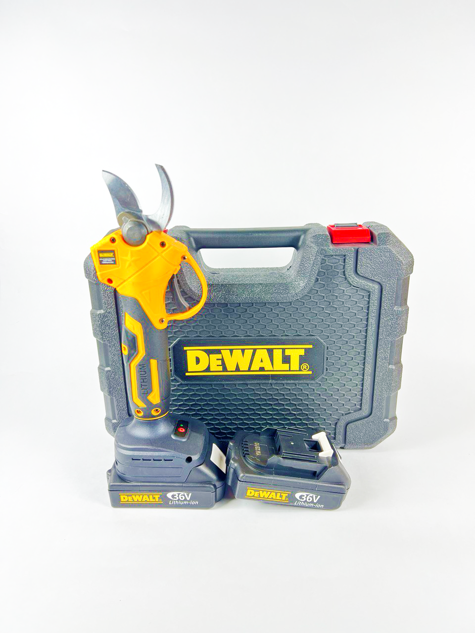 Tijera mecánica dewalt + 2 baterias