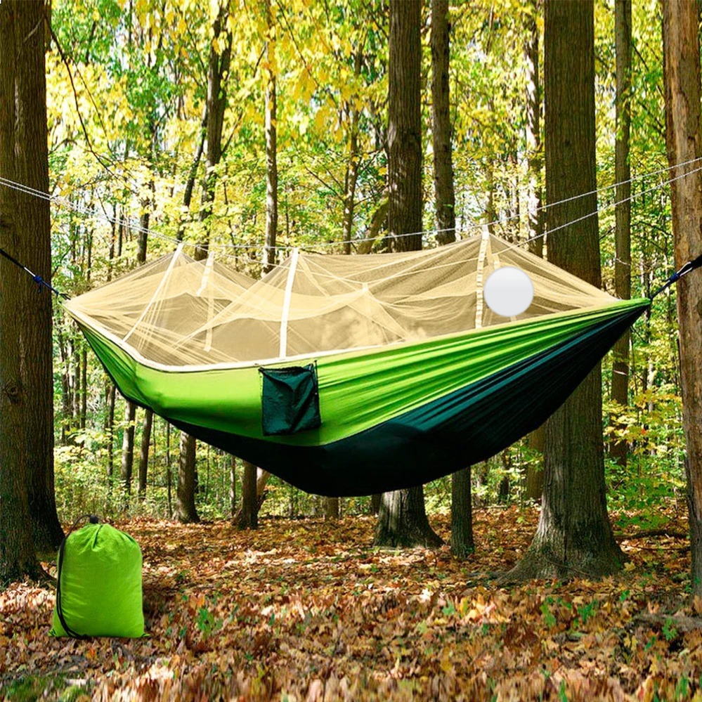 Hamaca portatil individual con toldillo