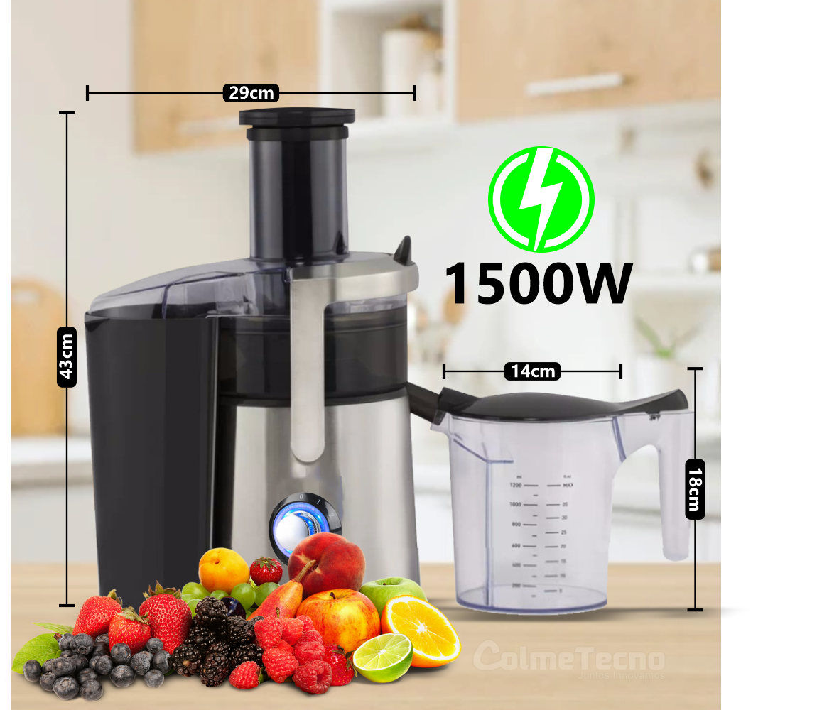 Maquina Extractor De Jugos 1500watts