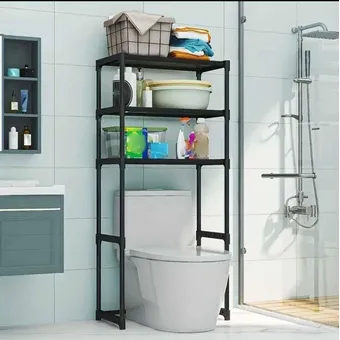 ESTANTE DE BAÑO Y LAVADORA