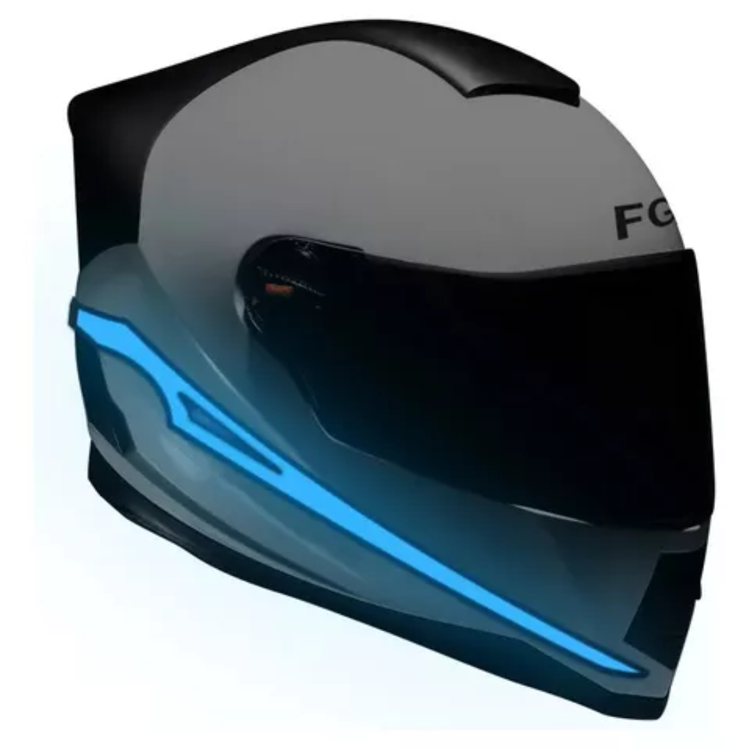 Tira Luz Led Para Casco Moto Elige Color