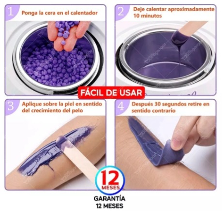 COMBO OLLA DE CERA DEPILATORIA + CERA