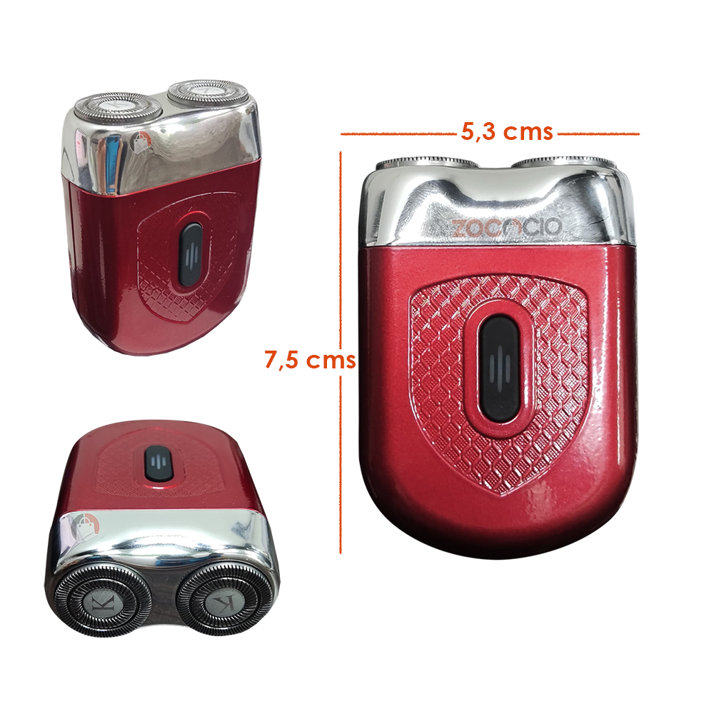 Mini Afeitadora Viajera Doble Cabeza