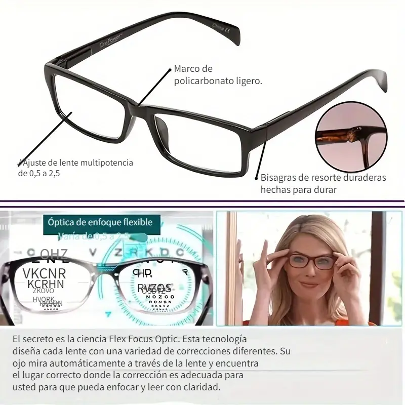 Auto-enfoque Gafas De Lectura Una Potenc