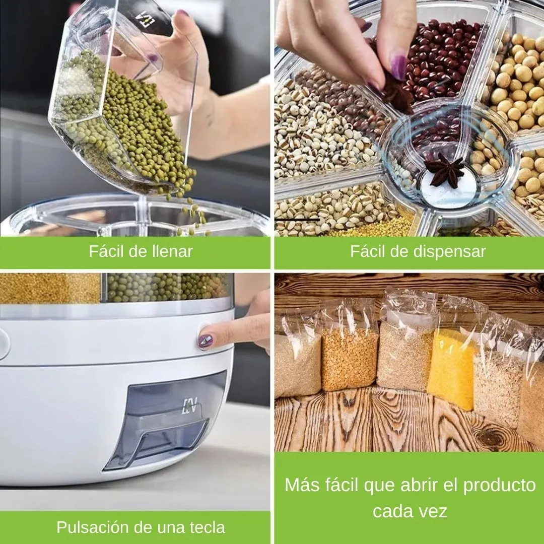 Dispensador Giratorio De Granos estrella - Imagen 4