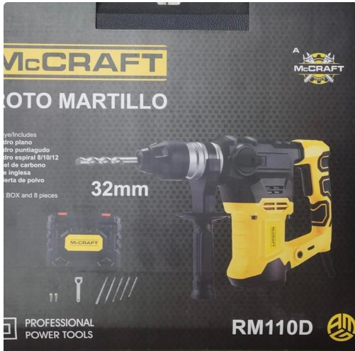 ROTO MARTILLO CON ACCESORIOS