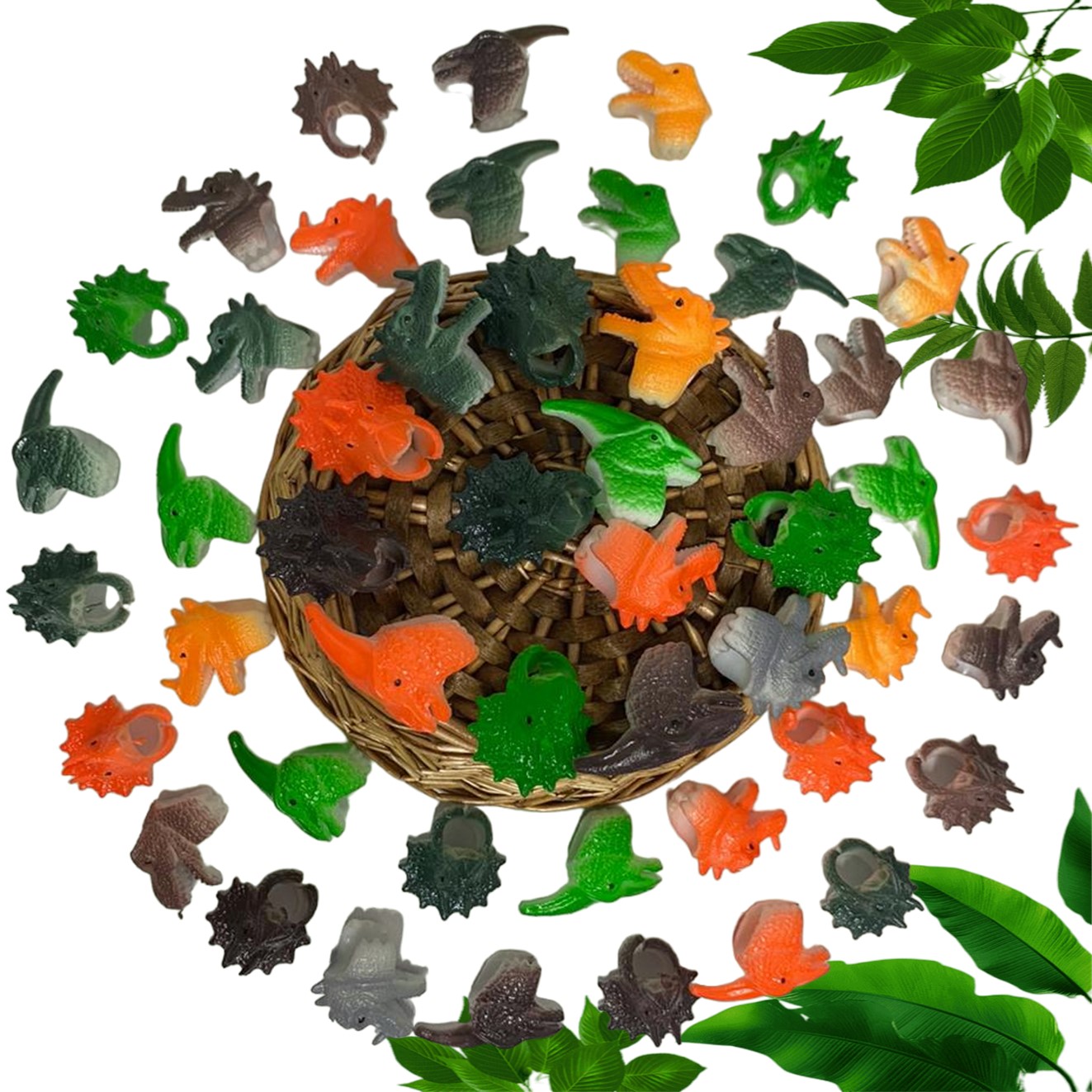 Anillos De Dinosaurios ajustables*50