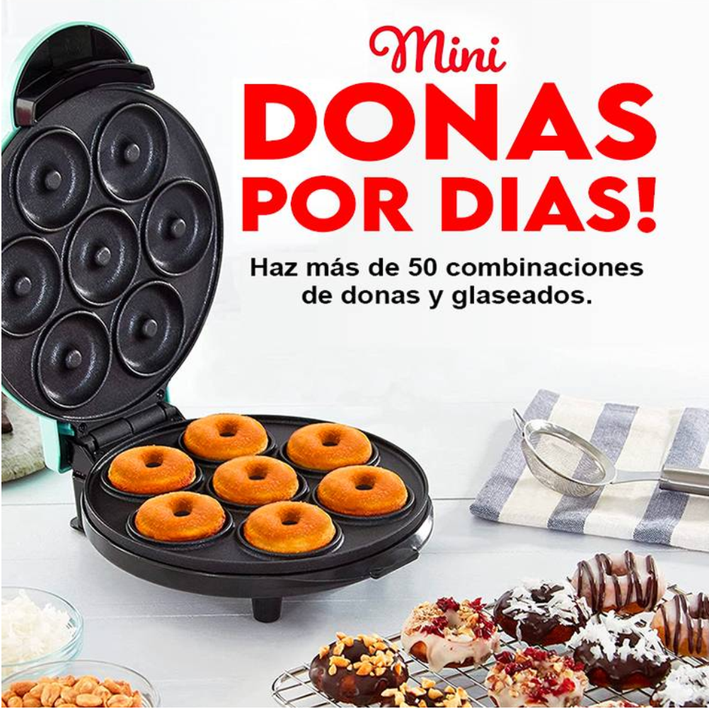 Maquina Eléctrica De 7 Mini Donas