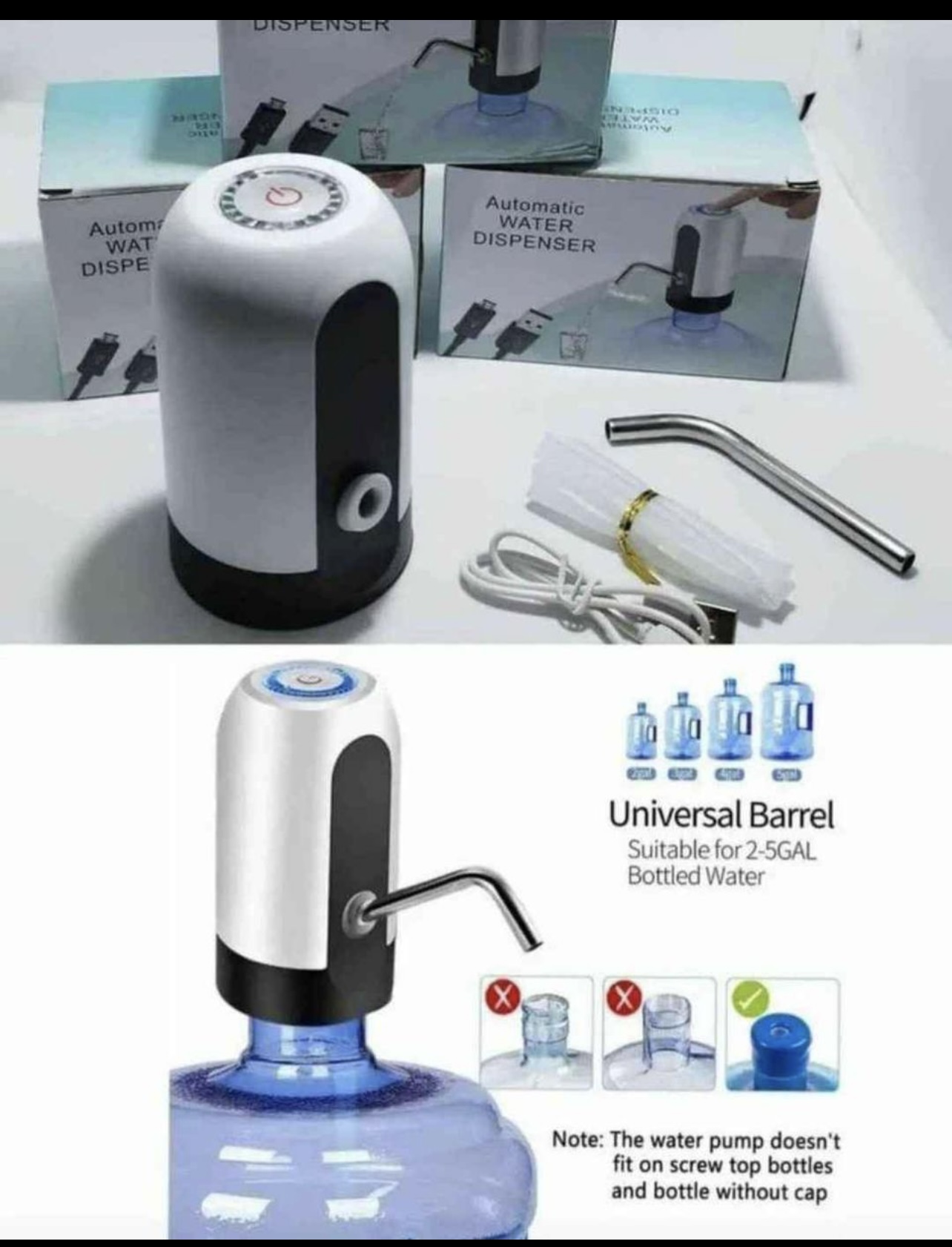 DISPENSADOR DE BOTELLÓN RECARGABLE