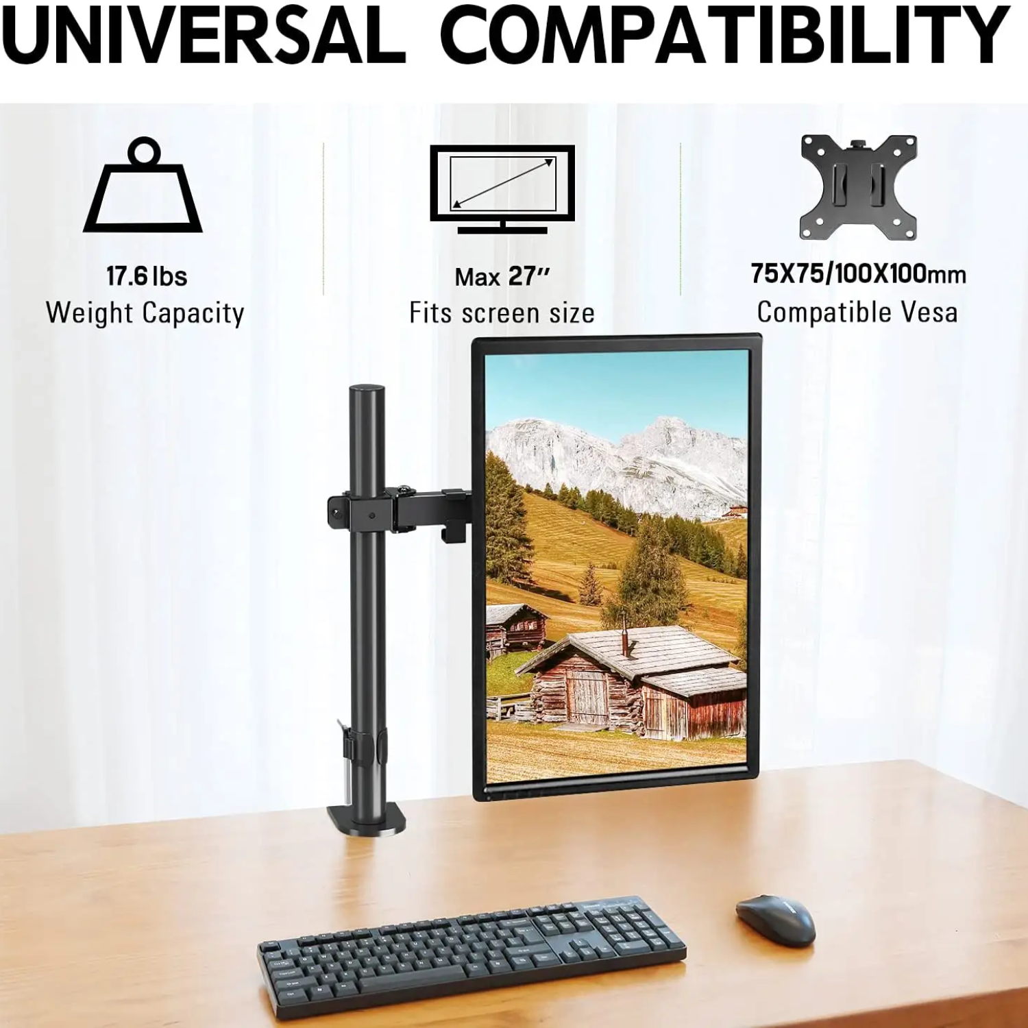 Soporte Monitor con Doble Articulacion