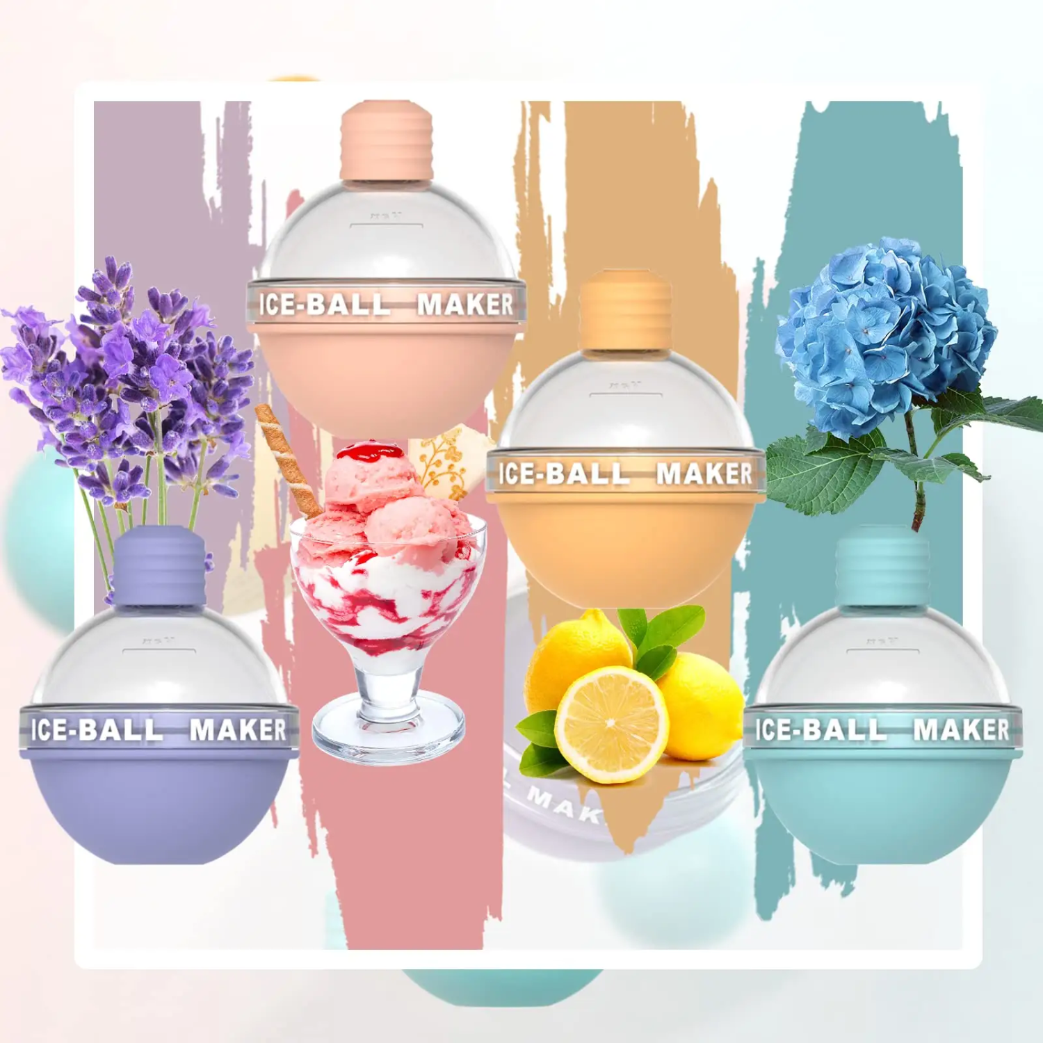 Molde Esferico Para Hielo