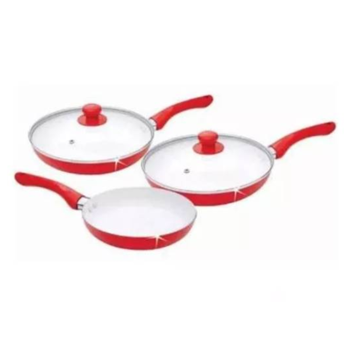 Set de sartenes de cerámica x3