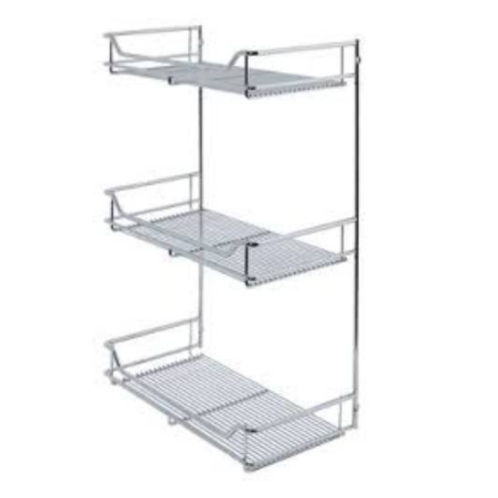 Organizador de baño en aluminio