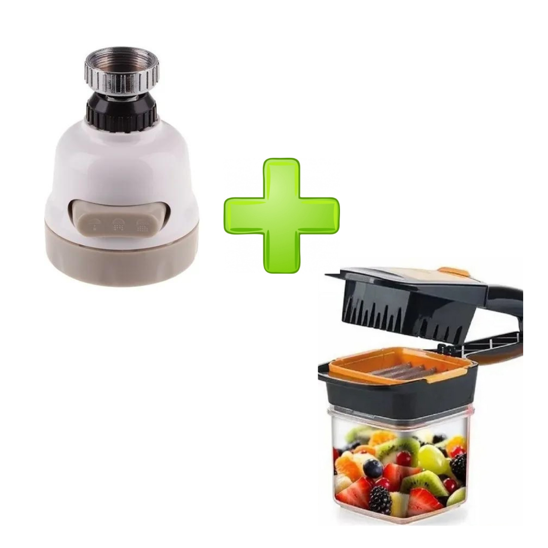 Ahorrador Agua + Nicer Dicer 5en1