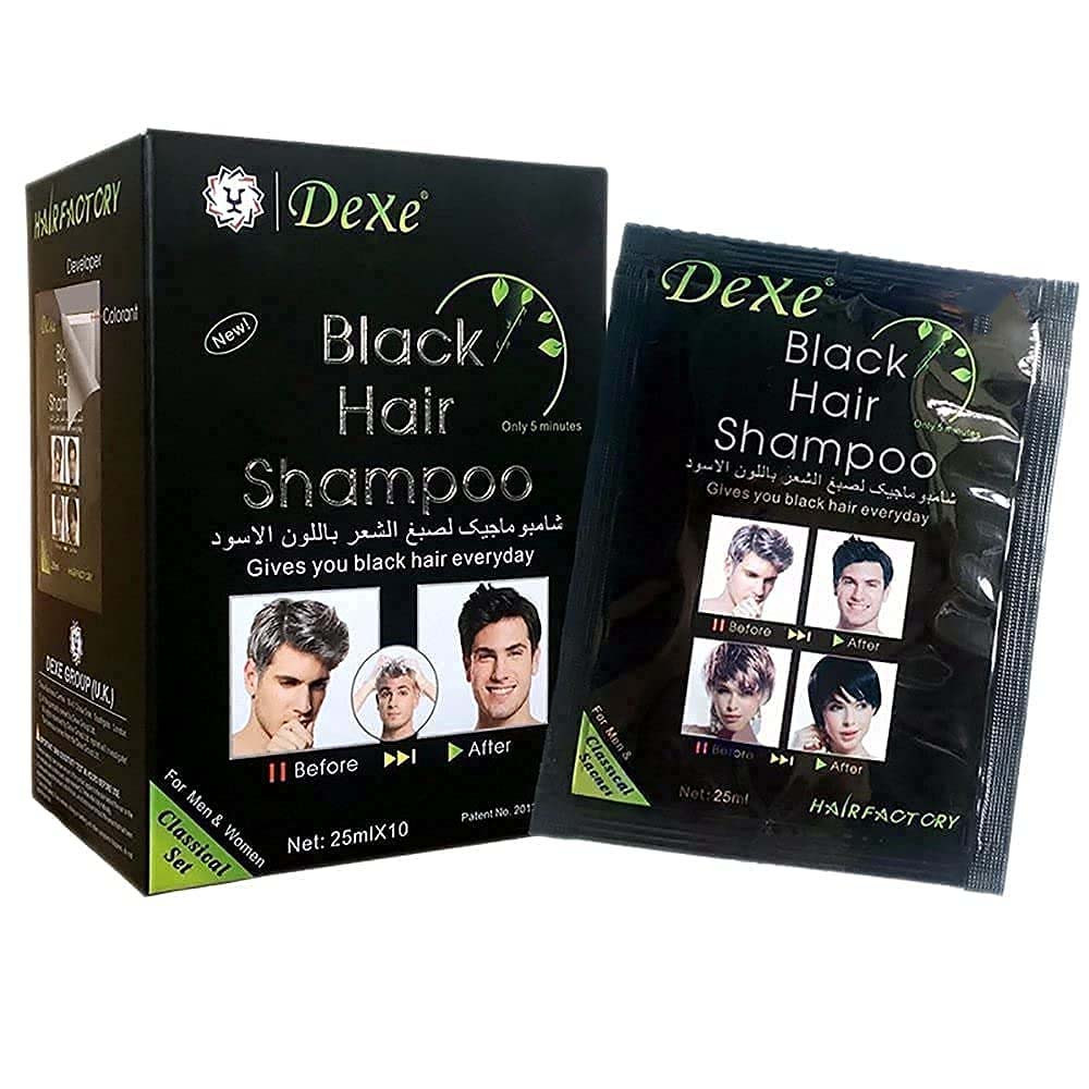 SHAMPOO CUBRE CANAS NEGRO CAJA X 10 UND - Imagen 2