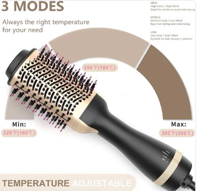 CEPILLO SECADOR VOLUMINIZADOR KERATIN 3D