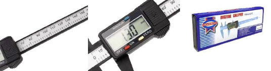 CALIBRADOR VERNIER DIGITAL FIBRA DE CARB