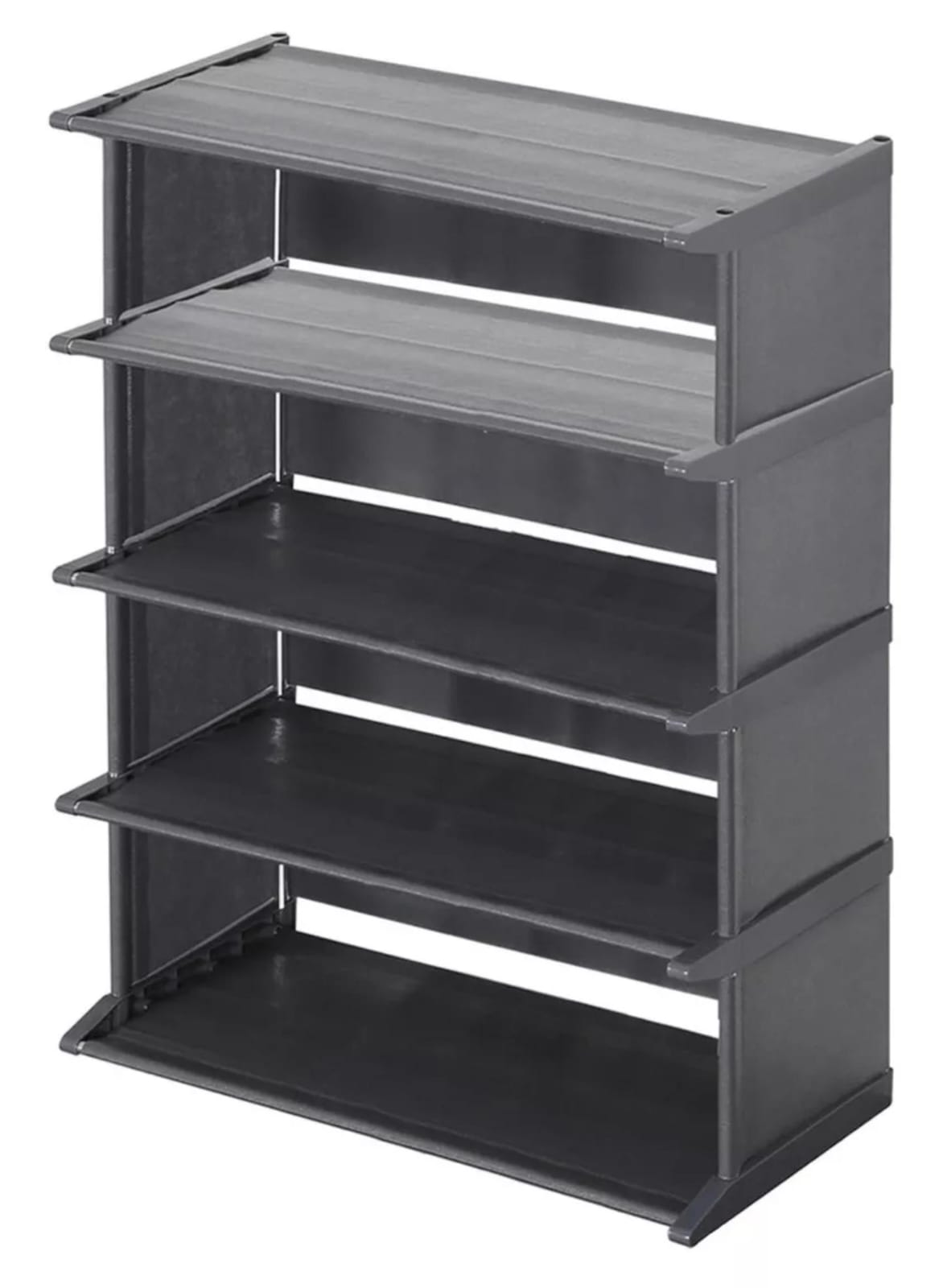 Zapatero 5 Niv. Metalico Cubierto Tela