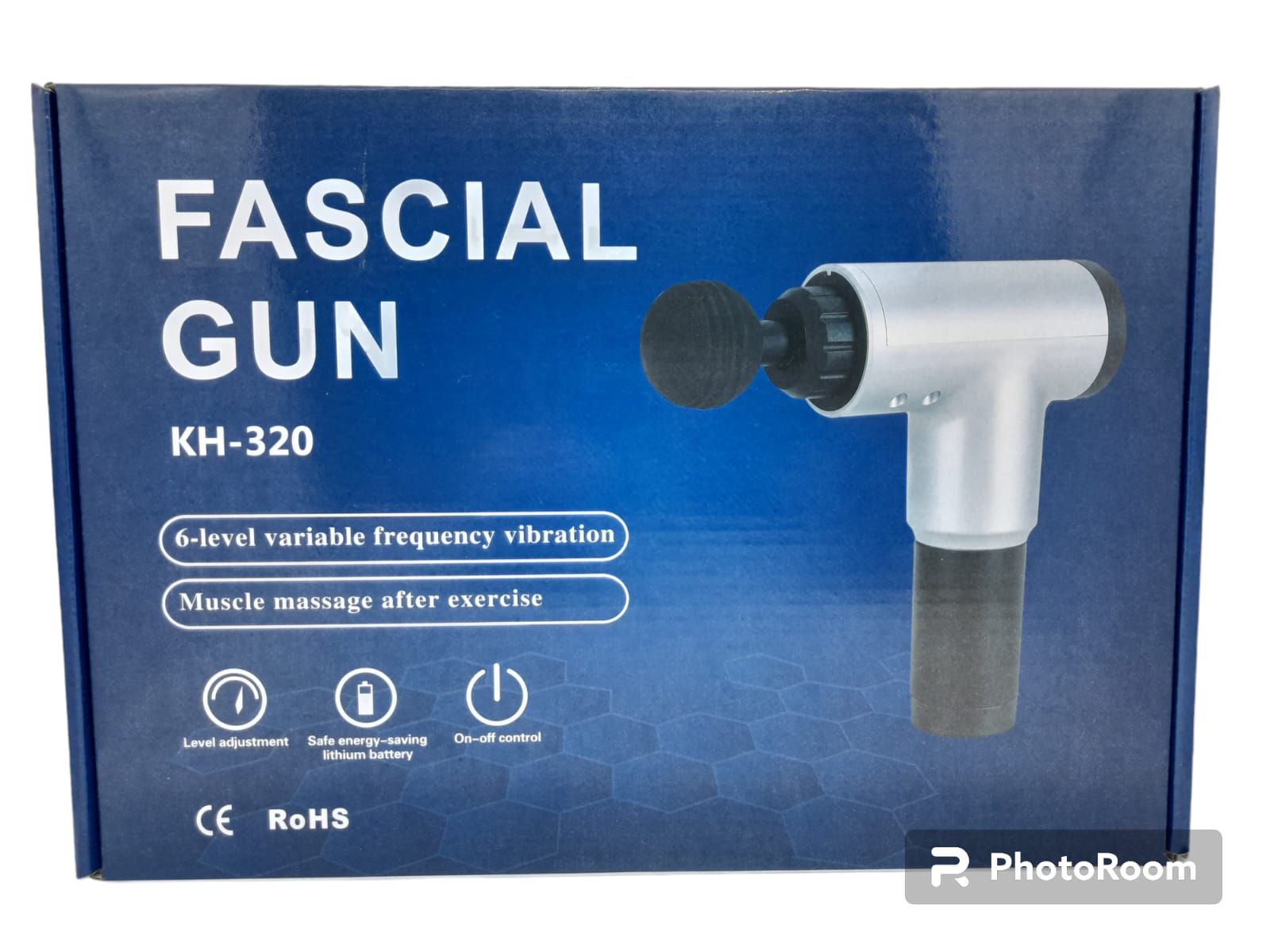 PISTOLA MASAJEADOR MUSCULAR FASCIAL GUN