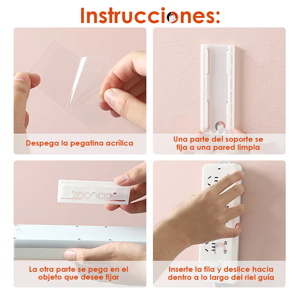 Fijador Soporte Para Objetos En La Pared