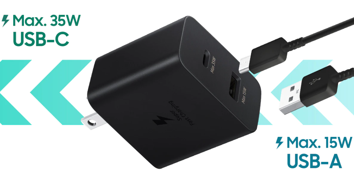 Cargador Duo Carga Rápida 35w Samsung - Imagen 2