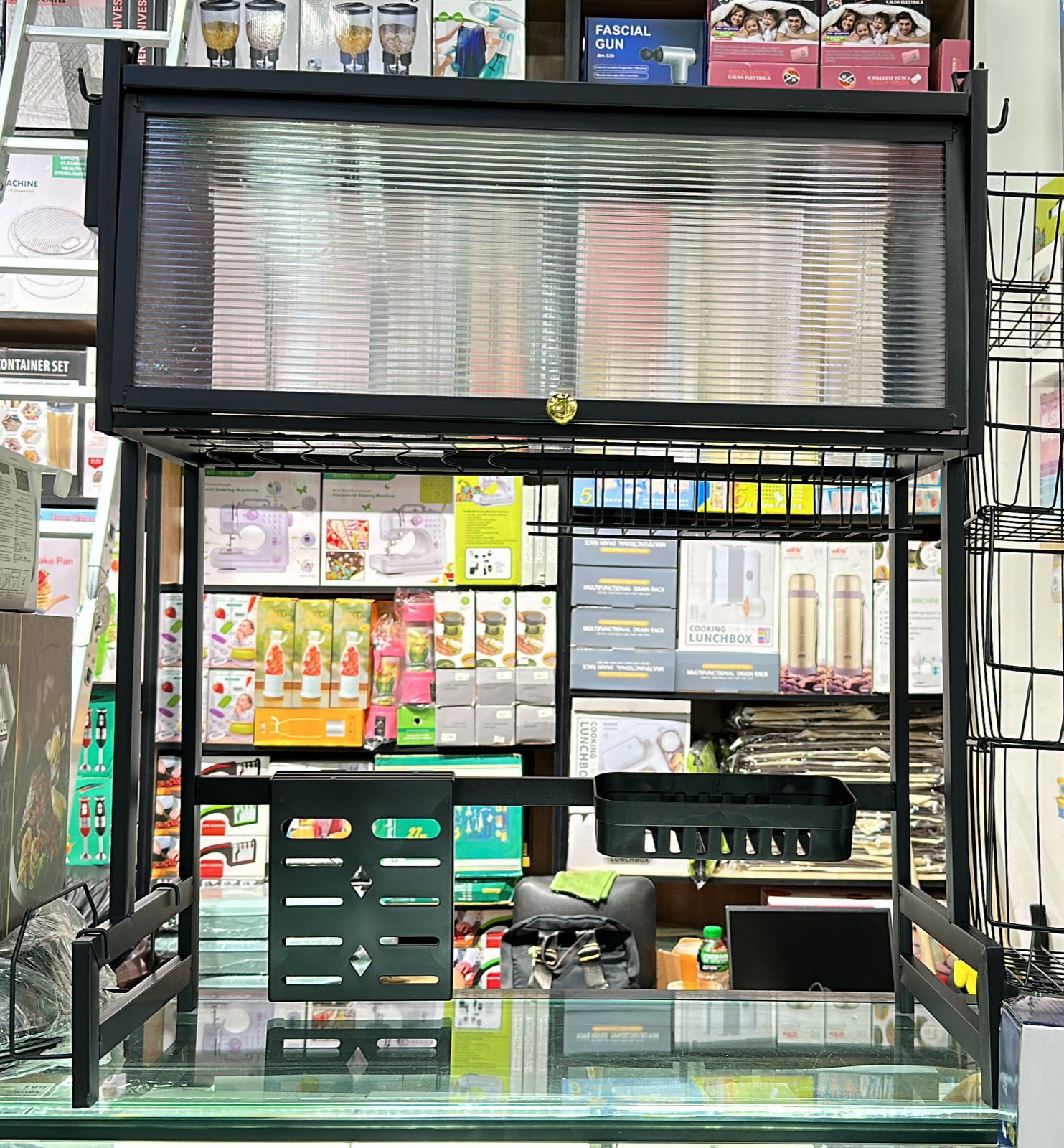 Escurridor de platos con cajon