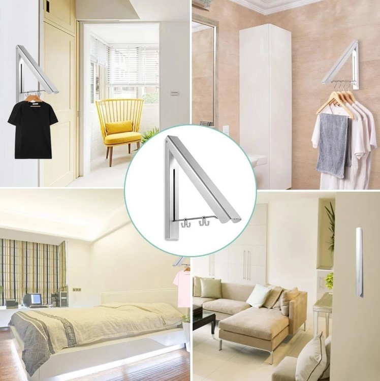 Tendedero ropa plegable triangulo 1 pza - Imagen 4