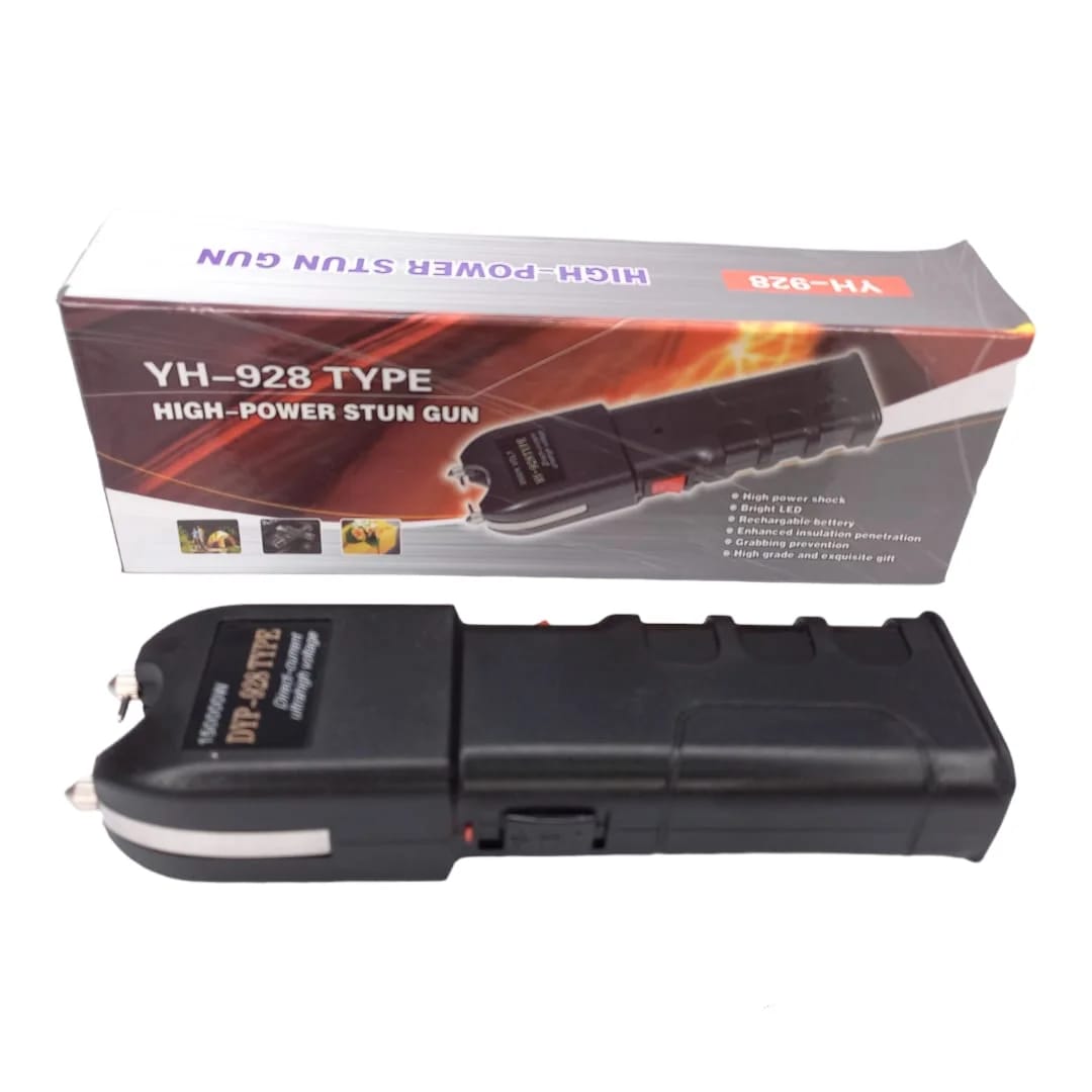 linterna taser con estuche