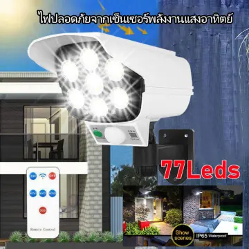 LAMPARA SOLAR CON SENSOR MOV & CNTRL REM