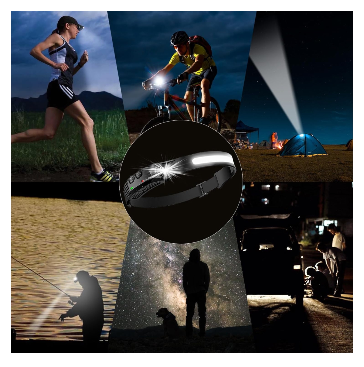 Linterna Frontal con sensor movimiento - Imagen 2