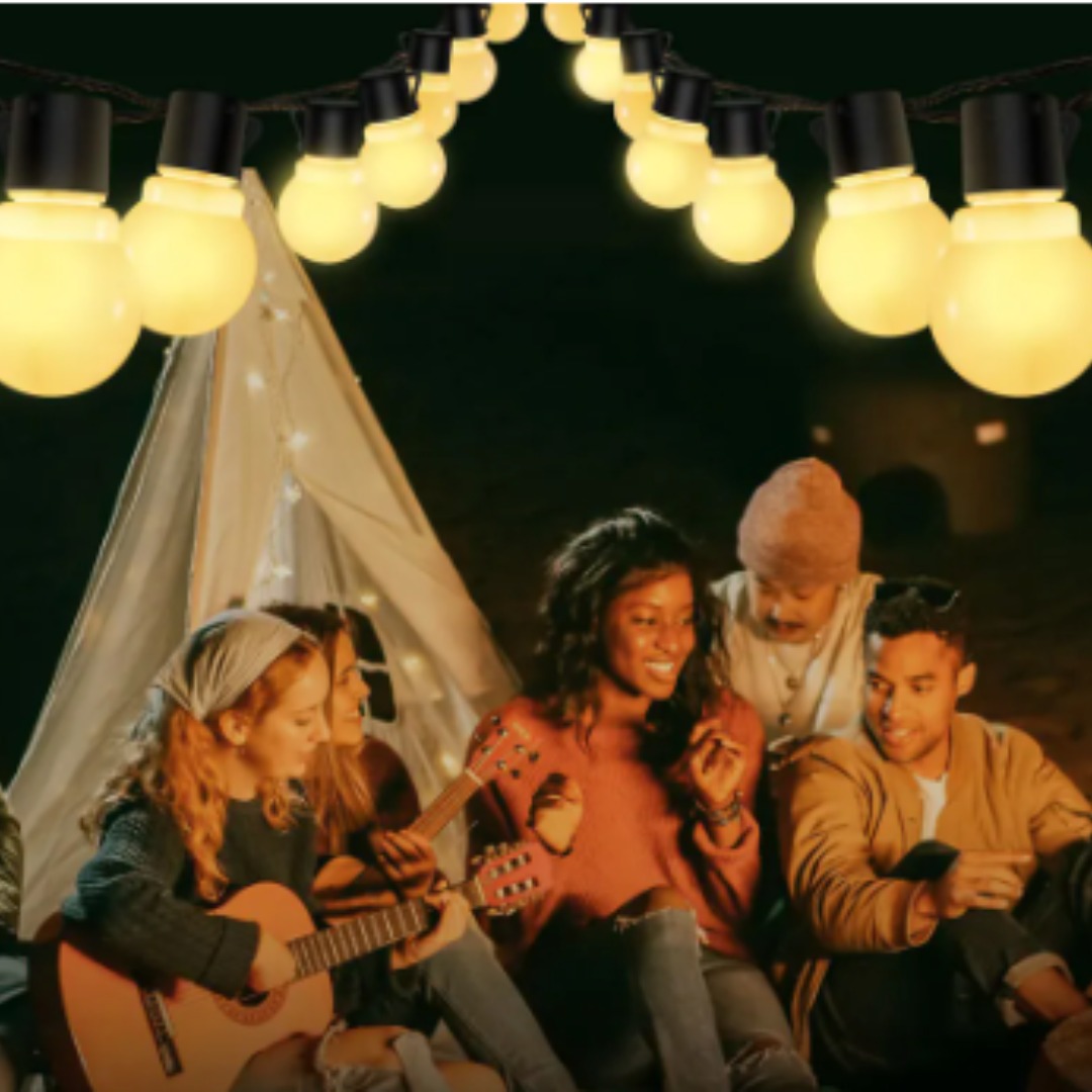 Extensión De Bombillos Solar