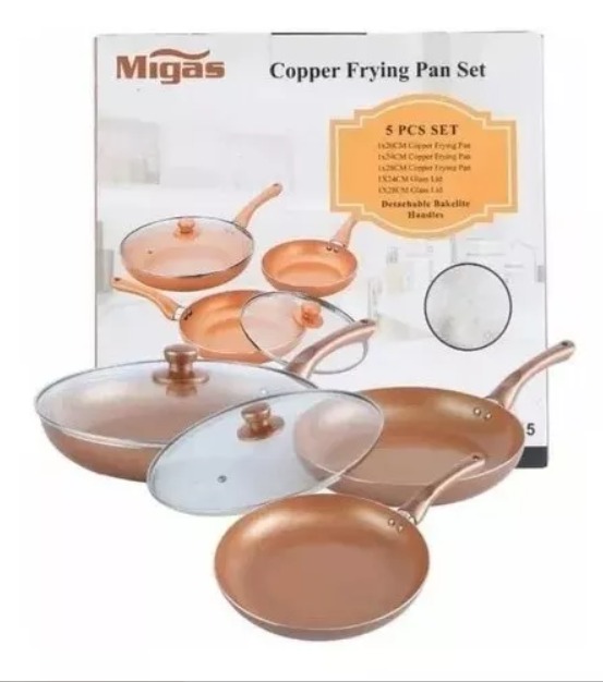 Sartenes con tapa cobre - Imagen 2