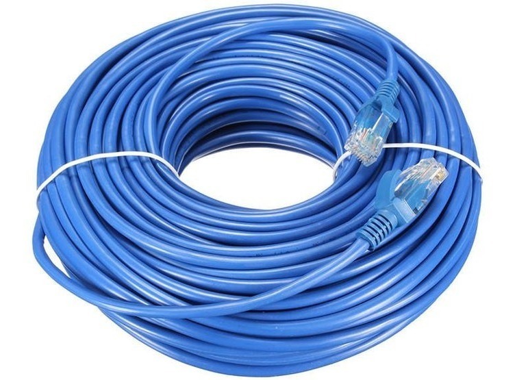 Cable De Red De 30 Metros Cat 5e Azul